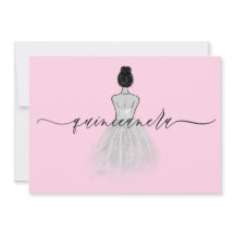 Schwarz & Weiß Classic Dress Blush Quinceanera