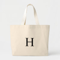 Schwarz-Weiß-Classic-Monogramm