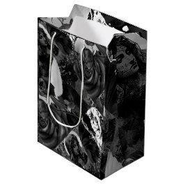 Schwarz-Weiß Collage Katholische Christliche Beerd Mittlere Geschenktüte