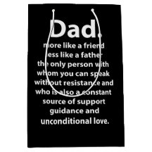 Schwarz-Weiß-Daddy-Zitat