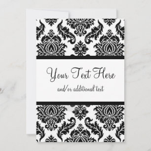 Schwarz-Weiß-Damast