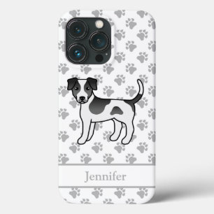 Schwarz-Weiß-Dänisch-Schwedisch-Bauernhof und Name Case-Mate iPhone Hülle