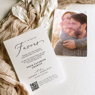 Schwarz-Weiß-Delikatesse anstelle der Favoritenkar Einladung