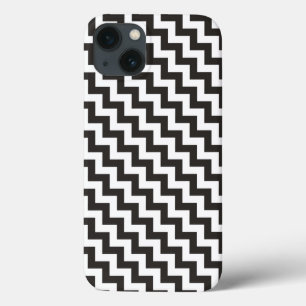 Schwarz-weiß Diagonal Chevrons iPhone 6 Xtreme Fal Case-Mate iPhone Hülle