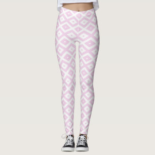 Schwarz-Weiß-Diamant Leggings