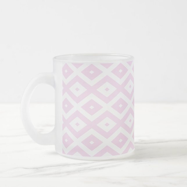 Schwarz-Weiß-Diamant Mattglastasse (Links)