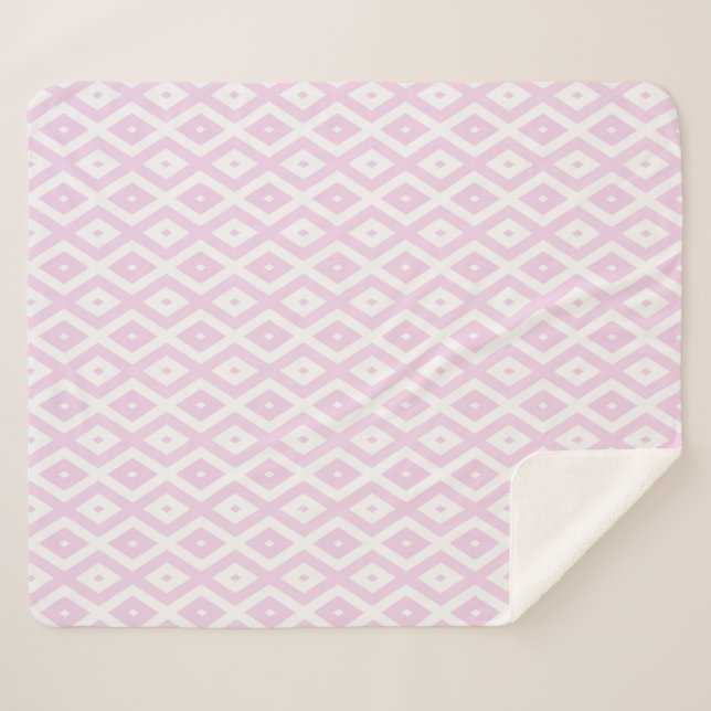 Schwarz-Weiß-Diamant Sherpadecke (Vorderseite (Horizontal))