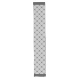 Schwarz-Weiß-Diamantfacetten Großer Tischläufer