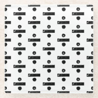 Schwarz-Weiß "Divide" Mathe Symbol Lino Schnitt