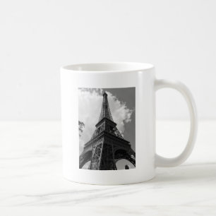 Schwarz-Weiß-Eiffelturm in Paris Tasse