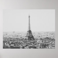 Schwarz-Weiß-Eiffelturm Paris Fotografie