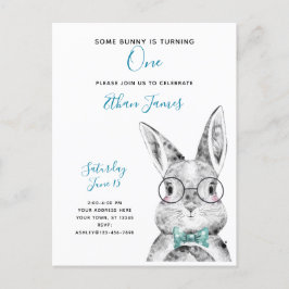 Schwarz & Weiß Ein Sonnenschein macht sich einen G Einladungspostkarte