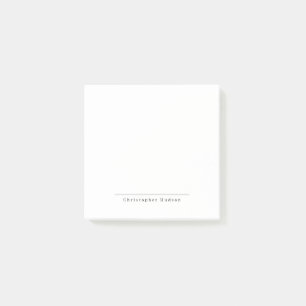 Schwarz-weiß Einfach Schlicht Minimalistisch Post-it Klebezettel