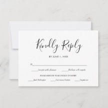 Schwarz-Weiß-Einfache Elegante Hochzeit-UAWG