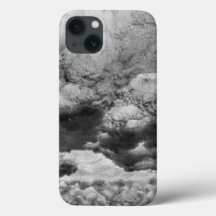 Schwarz-Weiß-Eis Abstrakt Case-Mate iPhone Hülle