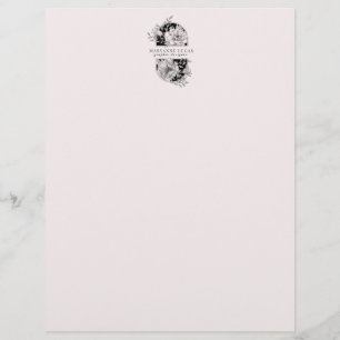 Schwarz-Weiß-Elegant Flyer