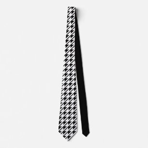 Schwarz-weiß - Emo - Neck Tie Krawatte