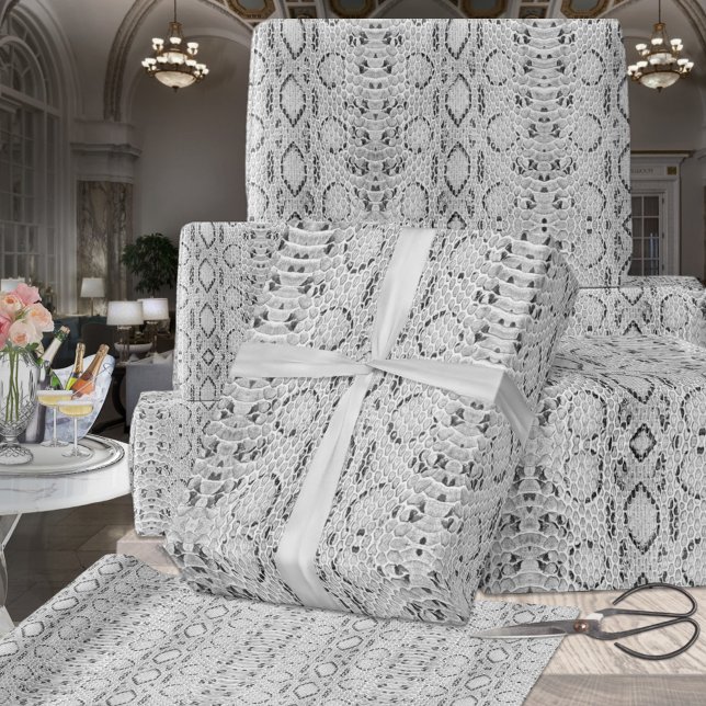 Schwarz-Weiß-Exotik Geschenkpapier (Von Creator hochgeladen)