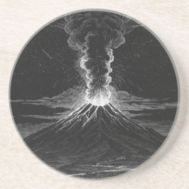 Schwarz-Weiß-Explosion im Universum Getränkeuntersetzer