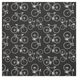 Schwarz-Weiß-Fahrradmuster Stoff