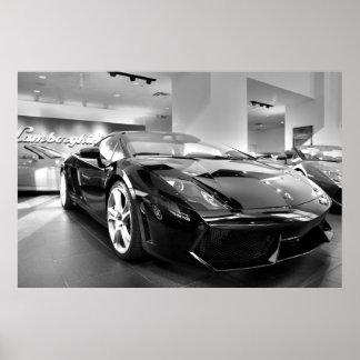 Schwarz-Weiß-Fahrt Poster