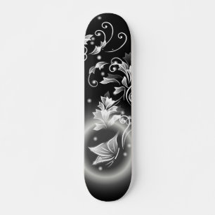 Schwarz-Weiß-Fantasy-Butterfly Skateboard