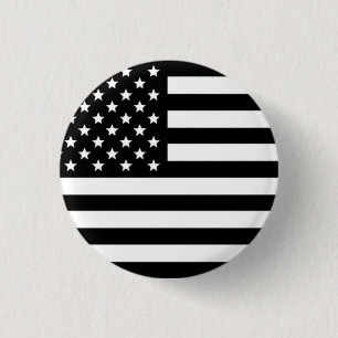 Schwarz-Weiß-Flag-Taste Button