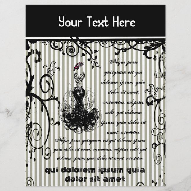 Schwarz-Weiß-Flyer Flyer (Vorne)