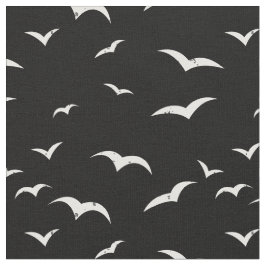 Schwarz-Weiß-Flying-Vögel erschütterten Blick Stoff