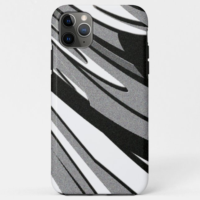 Schwarz-Weiß-Form Case-Mate iPhone Hülle (Rückseite)