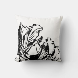 Schwarz-Weiß-Formkissen Kissen