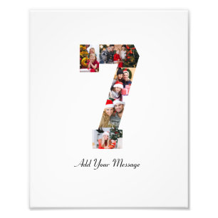 Schwarz-weiß-Foto-Collage Nummer 7 Fotodruck