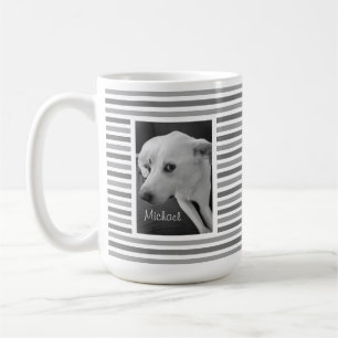 Schwarz-Weiß-Foto des Niedlichen Individuellen Nam Kaffeetasse