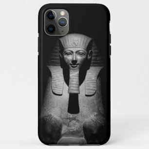 Schwarz-Weiß-Foto des Pharaoh-Königs Case-Mate iPhone Hülle