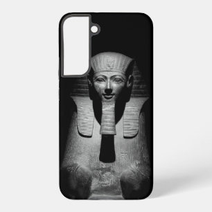 Schwarz-Weiß-Foto des Pharaoh-Königs Samsung Galaxy Hülle