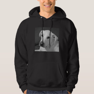 Schwarz-Weiß-Foto eines wunderschönen, seelenvolle Hoodie