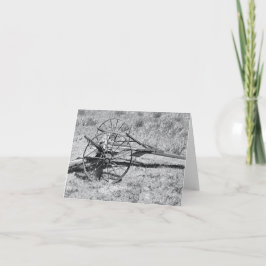 Schwarz-Weiß-Foto Karte