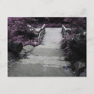 Schwarz-Weiß-Foto Postkarte