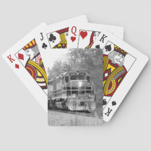 Schwarz-Weiß-Foto Spielkarten