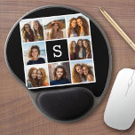 Schwarz-Weiß-FotoCollage - kundenspezifisches Mono Gel Mousepad<br><div class="desc">Für dieses Design können Sie Instagram-Fotos verwenden. Verwenden Sie 8 quadratische Foto,  um ein einzigartiges und persönliches Geschenk zu kreieren. Oder man behalte den Hipster Welpe und macht einen trendigen Sake. Wenn Sie die Bilder anpassen müssen,  klicken Sie auf das Werkzeug anpassen,  um Änderungen vorzunehmen.</div>