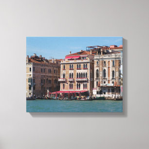 Schwarz-Weiß-Fotografie Venedig Italien Leinwanddruck