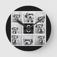 Schwarz-Weiß-Fotolack Benutzerdefiniertes Monogram