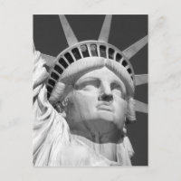 Schwarz-Weiß-Freiheitsstatue