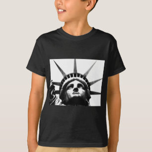 Schwarz-Weiß-Freiheitsstatue T-Shirt