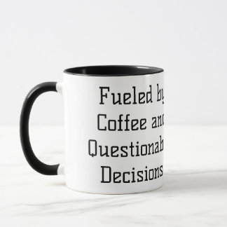 Schwarz-Weiß-Funny-Mug Tasse