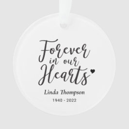 Schwarz & Weiß für immer in unserem Foto zur Erinn Ornament