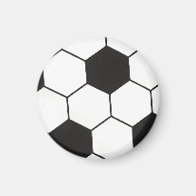 Schwarz-Weiß-Fußball-Geometrisches Muster