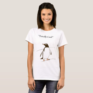 Schwarz-Weiß-Gentoo-Penguin T-Shirt
