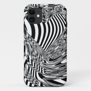 Schwarz-Weiß-Geometrie 12 Case-Mate iPhone Hülle
