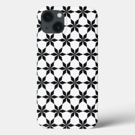 Schwarz-Weiß-Geometrie Case-Mate iPhone Hülle